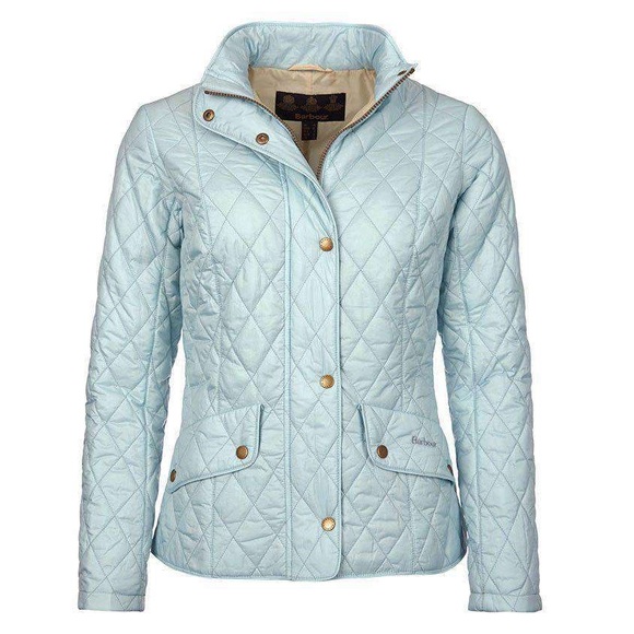 Barbour Jackets & Blazers - Barbour Cavalry Polarquilt Jacket Light Aqua Women’s Size 4